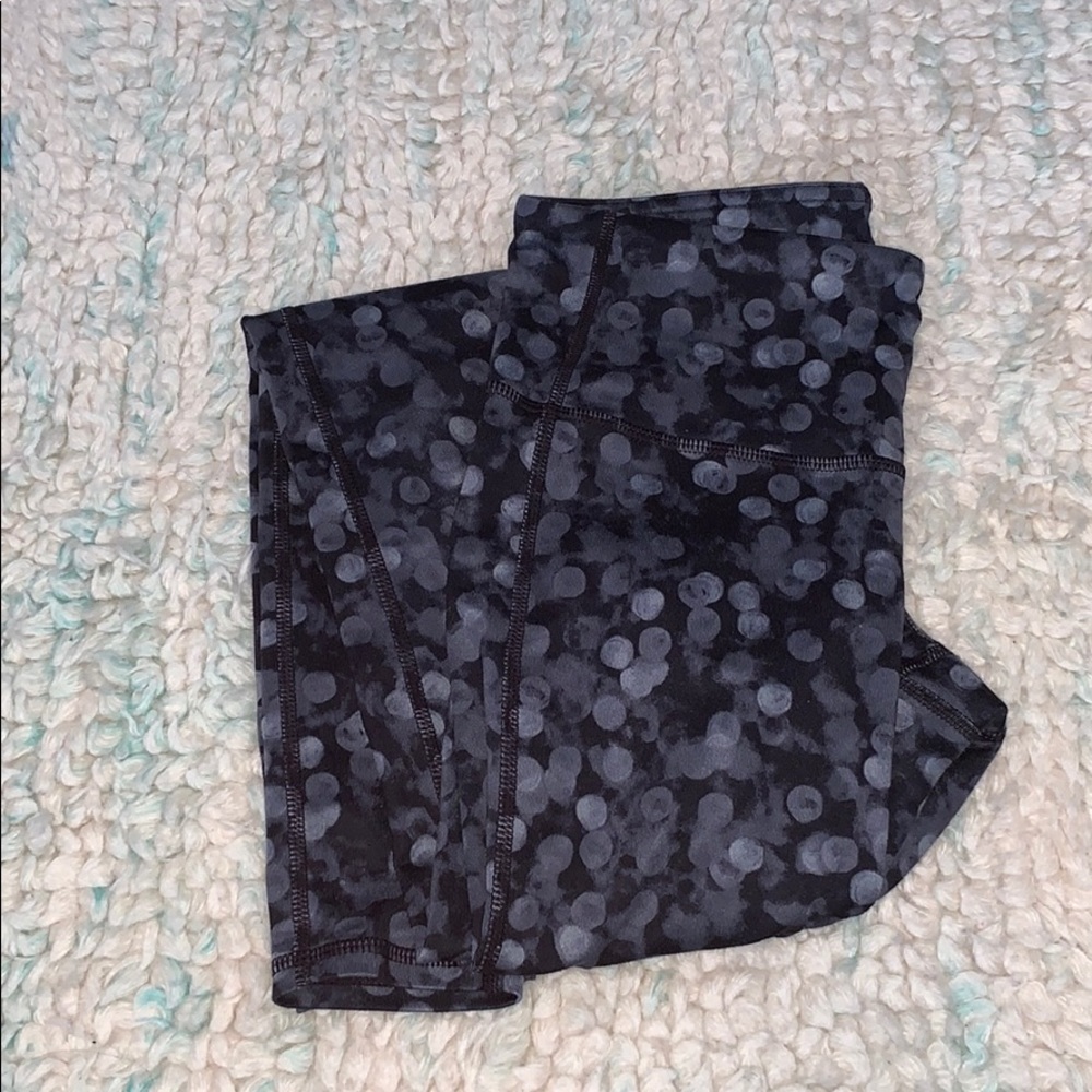 Athletes Black & Gray Dot Tight